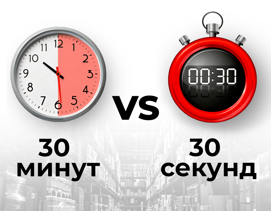 ускорить планирование с 30 минут до 30 секунд